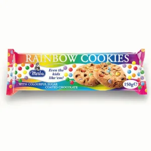 Merba Chocolate Rainbow Cookies 150g
