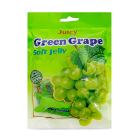 Juicy Green Grapes Soft Jelly 100g