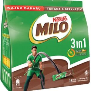 Nestle Milo Chocolate Malt & Milk Flavours 18 Sticks * 33g