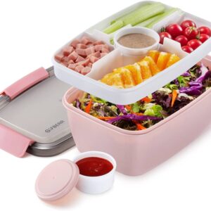 68-OZ Salad Bento Box For Adults and Kids
