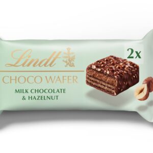 Lindt Choco Wafer Milk Chocolate & Hazelnut 120g