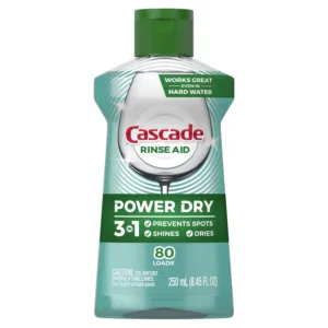 Cascade Power Dry Dishwasher Rinse Aid 8.45 fl oz 250ml