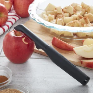 KitchenAid Ultra Sharp Serrated Blade Euro Peeler in Black Dishwasher Safe