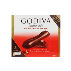 Godiva Double Chocolate Bar 35g*5
