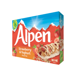 Alpen Strawberry & Yogurt Bars 145g