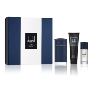 Dunhill Icon Racing Blue Eau De Parfum 3 Piece Gift Set For Men 100ml