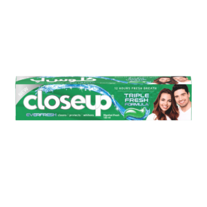 Close Up Triple Fresh Gel Toothpaste Menthol Fresh 120ml