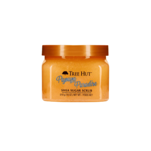 TreeHut Papaya Paradise Shea Sugar Exfoliating and Hydrating Body Scrub 18oz 510gm