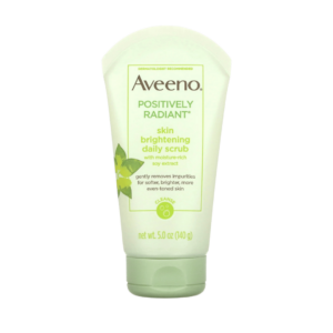 Aveeno Positively Radiant Skin Brightening Daily Scrub With Moisture Rich Soy Extract 5oz 140g
