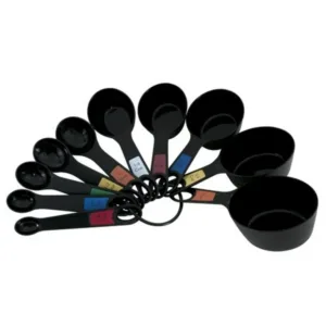Faberware Professional 10Pc  Measuring Cup and Spoon Set in Black