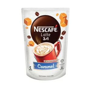 Nescafe Latte 3 IN 1 Caramel Premix Coffee 5 sticks * 25g