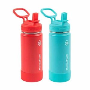 ThermoFlask  Stainless Steel Water Bottle 16oz 473ml Red