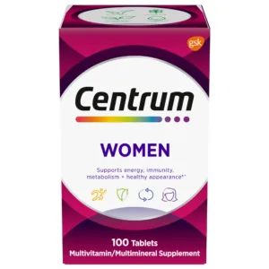 Centrum Multivitamins For Women And Multimineral Supplement Tablets 100 CT