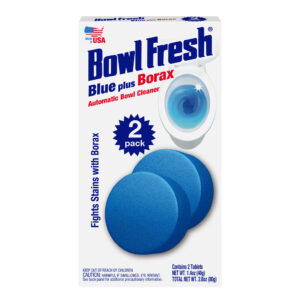 Bowl Fresh Automatic Toilet Bowl Cleaner Toilet Bowl Freshener with Borax 2 Ct