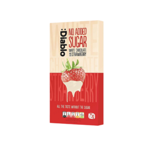 Diablo No Suger White Chocolate  Strawberry 75g