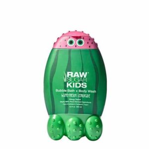 Raw Sugar Kids 2 in 1 Liquid Bubble Bath And Body Wash Watermelon Lemonade 12 fl oz