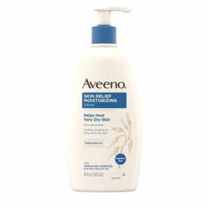 Aveeno Skin Relief Moisturizing Body And Hand Lotion For Dry Skin Fragrance Free 18 oz
