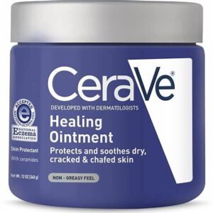 Cerave Healing Ointment For Face & Body Protects And Soothes Dry Cracked & Chafed Skin 12oz