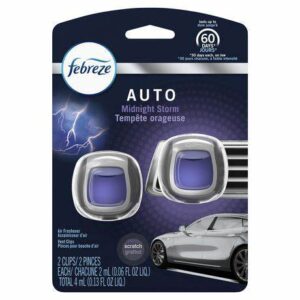 Febreze Auto Car Air Freshener Vent Clip Midnight Scent