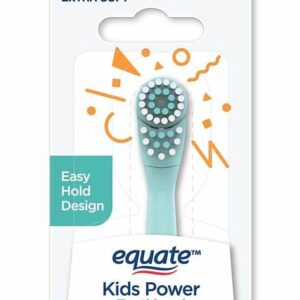 Equat Kid Power Toothbrush Battery Powered Extra Soft Bristles Easy Hold Desing Handle 1 Count